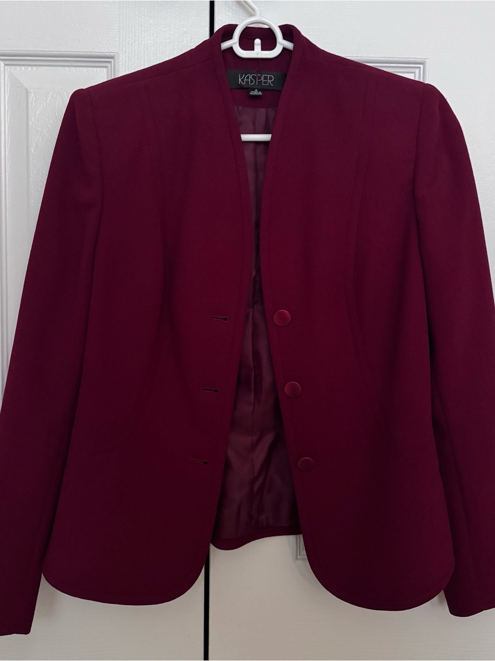 Kasper Burgundy Suit